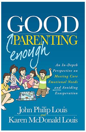 Front cover of the first edition of the Good Enough Parenting book.